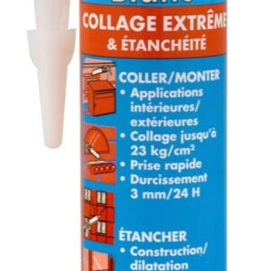 Mastic blanc ms multi-usages geb cartouche 280ml réf 892005. pour des produits de quincaillerie de confiance, choisissez materiel.ci - Côte d'Ivoire, votre boutique en ligne en Côte d'Ivoire. commandez facilement et recevez rapidement.