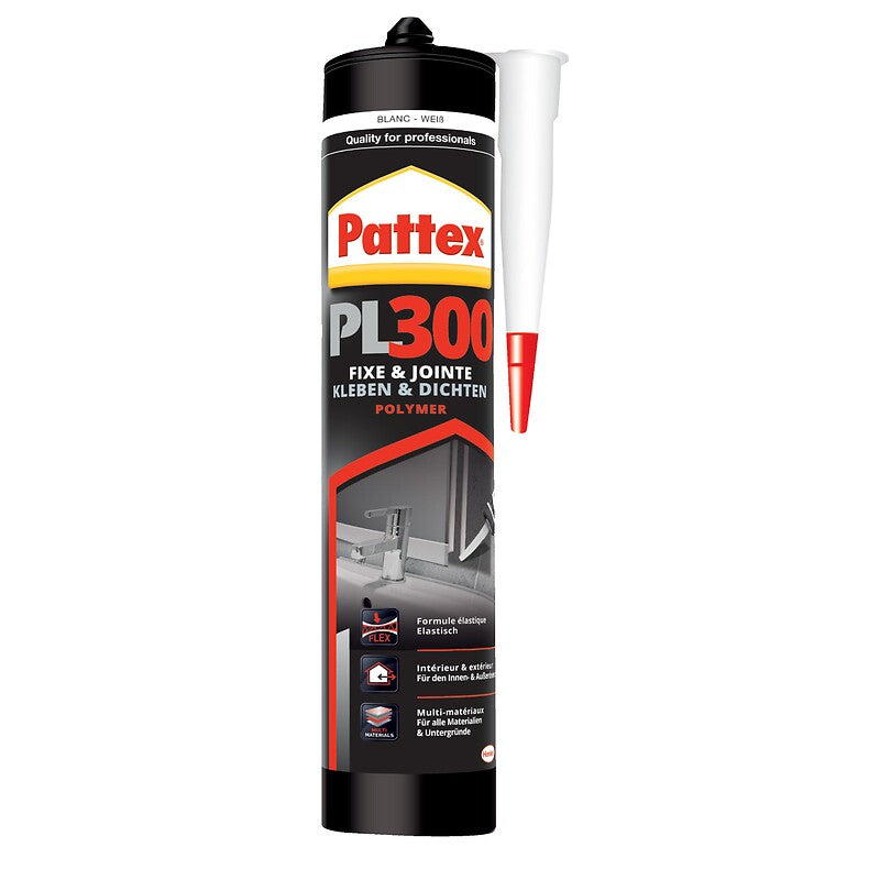 Mastic ms polymère tous matériaux pattex pl300 coloris blanc cartouche de 392 g. materiel.ci - Côte d'Ivoire, votre boutique en ligne pour une quincaillerie de qualité en Côte d'Ivoire. accédez facilement à une gamme variée d'outils et de matériaux.