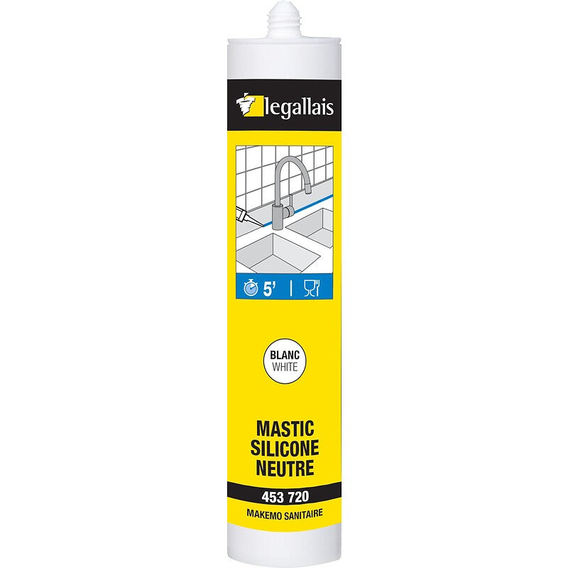 Mastic sanitaire silicone neutre makemo, translucide, cartouche 300 ml. materiel.ci - Côte d'Ivoire vous propose une expérience d'achat en ligne unique pour vos besoins de quincaillerie en Côte d'Ivoire. profitez de notre large sélection de produits.