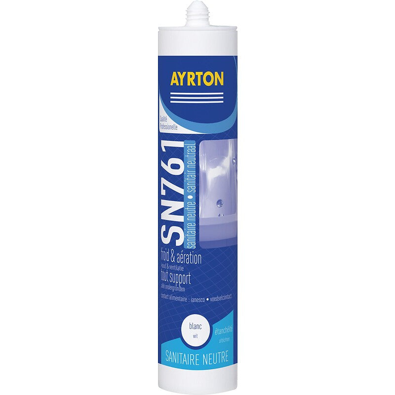 Mastic sanitaire silicone neutre sn 761 coloris blanc cartouche de 300 ml. materiel.ci - Côte d'Ivoire vous propose une expérience d'achat en ligne unique pour vos besoins de quincaillerie en Côte d'Ivoire. profitez de notre large sélection de produits.