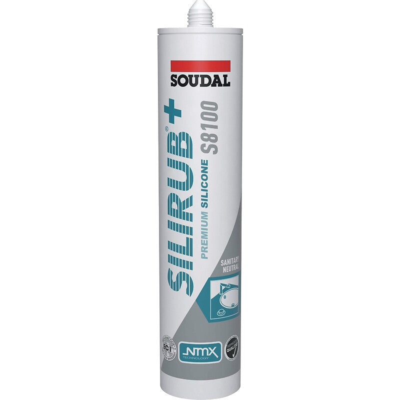 Mastic sanitaire silirub+ s8100, coloris gris, cartouche de 310 ml. materiel.ci - Côte d'Ivoire, votre boutique en ligne de confiance pour des solutions de quincaillerie en Côte d'Ivoire. découvrez notre assortiment complet et commandez facilement.