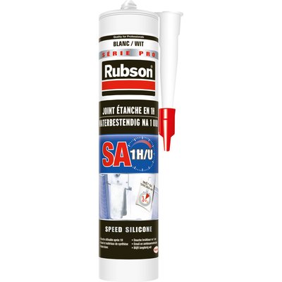 Mastic silicone rubson sa1h blanc cartouche de 280ml, réf 2716155. achetez en toute tranquillité avec materiel.ci - Côte d'Ivoire, votre expert en ligne en quincaillerie en Côte d'Ivoire. profitez de produits de haute performance livrés directement chez vous.