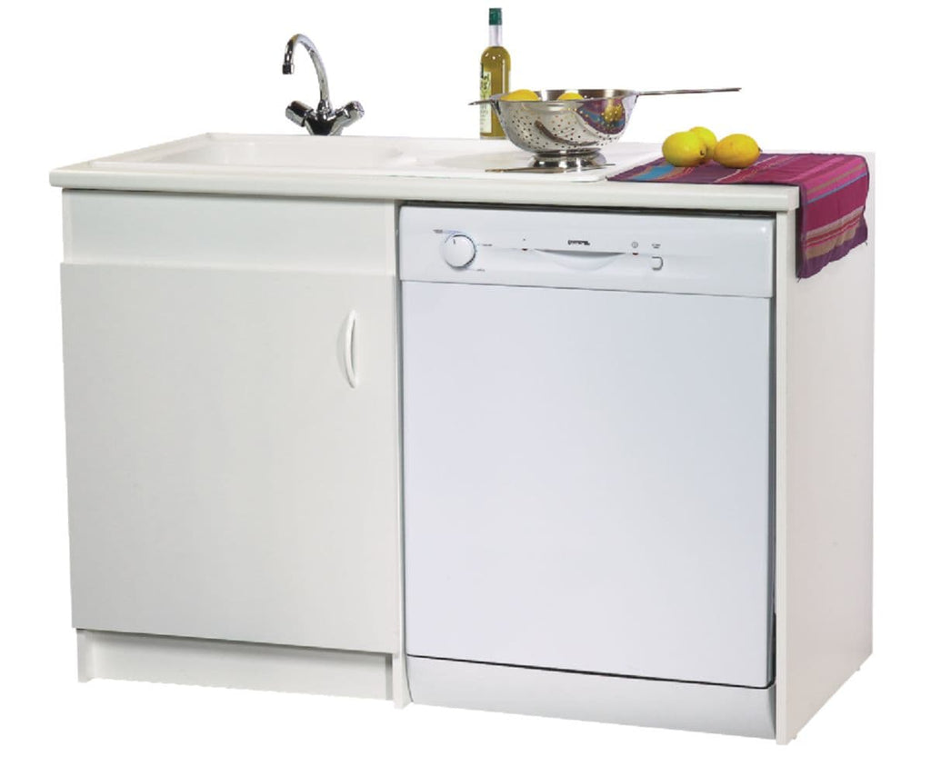 Meuble sous évier gamme lav'vaisselle neova l 120 x h 82x p 60 cm 1 porte et avec joue côté le lave vaisselle mélaminé blanc réf. s15v01057. pour des produits de quincaillerie de confiance, choisissez materiel.ci - Côte d'Ivoire, votre boutique en ligne en Côte d'Ivoire. commandez facilement et recevez rapidement.