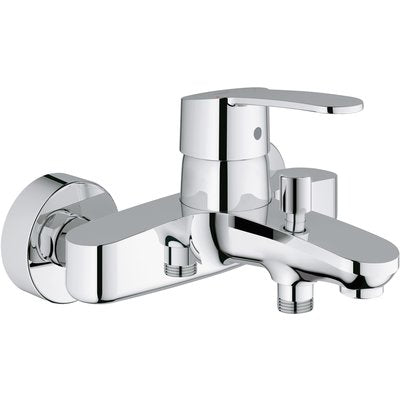 Mitigeur bain-douche eurostyle cosmopolitan, monocommande 15 x 21, montage mural apparent, raccords muraux s, chromé réf. 32228002. materiel.ci - Côte d'Ivoire simplifie vos achats de quincaillerie avec une boutique en ligne pratique en Côte d'Ivoire. découvrez notre large gamme de produits et commandez en toute sécurité.
