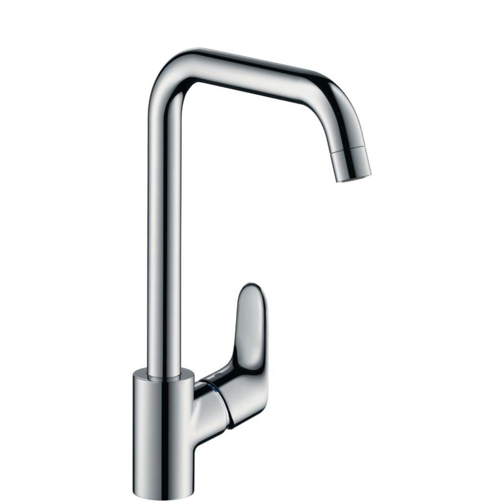Mitigeur d'évier focus, bec orientable en 3 étapes 110°, 150° ou 360°, chromé réf. 31820000. pour tous vos besoins en quincaillerie, faites confiance à materiel.ci - Côte d'Ivoire, votre boutique en ligne en Côte d'Ivoire. un large choix de produits disponibles à portée de clic.