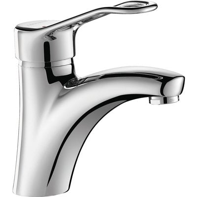 Mitigeur de lavabo à bec fixe h 85, commande par manette ajourée, avec vidage laiton 33 x 42 à tirette et cartouche standard réf. 2520. materiel.ci - Côte d'Ivoire vous facilite la vie avec une boutique en ligne complète pour tous vos besoins en quincaillerie en Côte d'Ivoire. des produits fiables livrés rapidement.