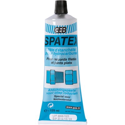 Pâte à joint pour hydrocarbures spatex étui-tube 125ml réf 103720. achetez en toute tranquillité avec materiel.ci - Côte d'Ivoire, votre expert en ligne en quincaillerie en Côte d'Ivoire. profitez de produits de haute performance livrés directement chez vous.