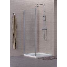 Paroi de douche aterna concerto retour fixe profilé argent brillant verre transparent, 3 tailles dispo.. pour des achats de quincaillerie en ligne en Côte d'Ivoire, choisissez materiel.ci - Côte d'Ivoire. une vaste sélection de produits de qualité pour tous vos projets.