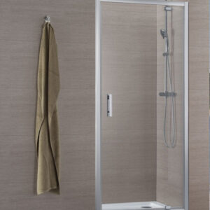 Paroi de douche concerto porte pivotante ouverture gain de place 100 cm profilé argent brillant verre transparent. optez pour materiel.ci - Côte d'Ivoire, votre boutique en ligne de quincaillerie en Côte d'Ivoire, pour des produits de qualité et un service client irréprochable.