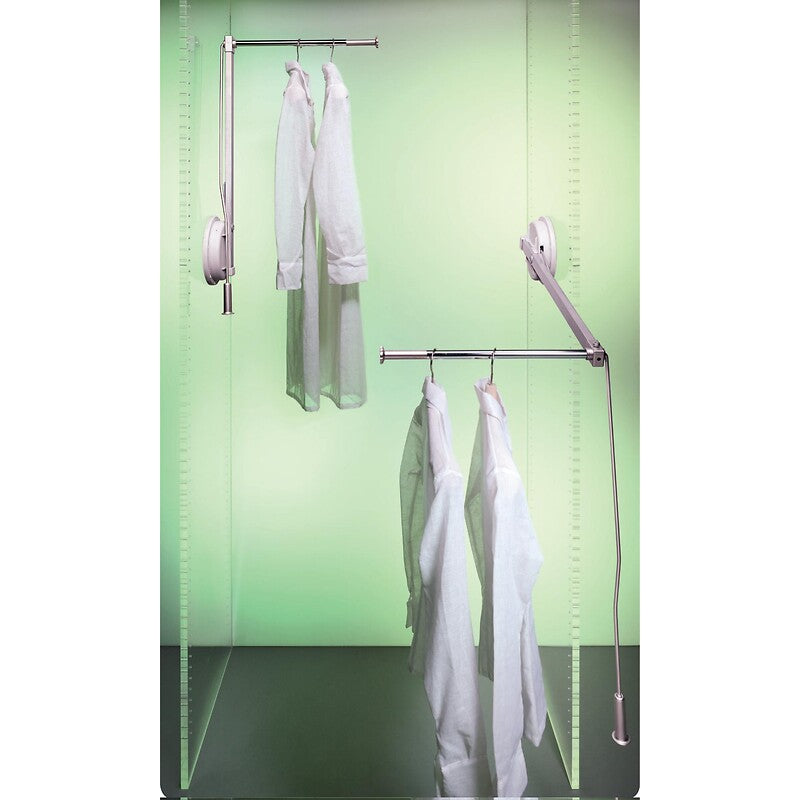 Penderie à élévateur à bras simple - côté gauche - portée 12 kg - pour largeur intérieure jusqu'à 600 mm - lift. materiel.ci - Côte d'Ivoire vous offre la commodité d'une boutique en ligne avec la qualité de produits de quincaillerie fiables en Côte d'Ivoire. commandez et recevez rapidement chez vous.