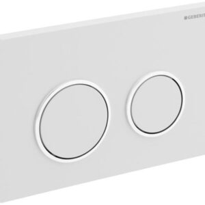 Plaque de déclenchement geberit omega20 synthétique double touche blanc / chromé brillant / blanc réf 115085kj1. optez pour materiel.ci - Côte d'Ivoire, votre boutique en ligne de quincaillerie en Côte d'Ivoire, pour des produits de qualité et un service client irréprochable.