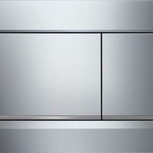 Plaque de déclenchement geberit sigma30 pour rinçage double touche chromé brillant mat brillant réf 115883kh1. disponible abidjan cote d'ivoire.