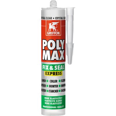 Polymax fix & seal cristal. materiel.ci - Côte d'Ivoire, c'est la solution en ligne pour tous vos projets de bricolage et de construction en Côte d'Ivoire. accédez à une gamme variée de produits en quelques clics.