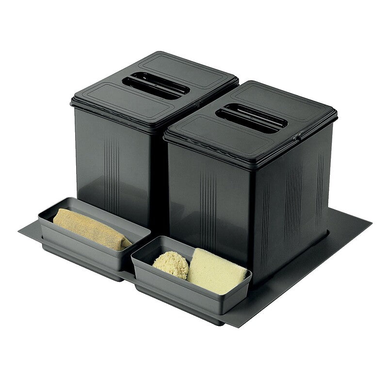 Poubelle pour tiroir 2 bacs - 2 x 15 litres. materiel.ci - Côte d'Ivoire, la boutique en ligne de choix pour des solutions de quincaillerie robustes en Côte d'Ivoire. explorez notre catalogue complet pour tous vos besoins.