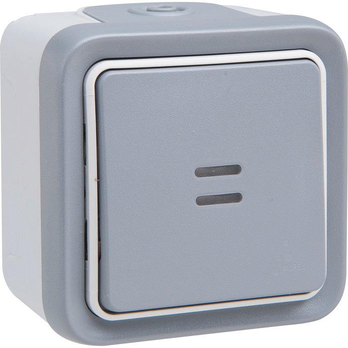 Poussoir no lumineux - gris - 10 a - ref.069722. materiel.ci - Côte d'Ivoire simplifie vos achats de quincaillerie avec une boutique en ligne pratique en Côte d'Ivoire. découvrez notre large gamme de produits et commandez en toute sécurité.
