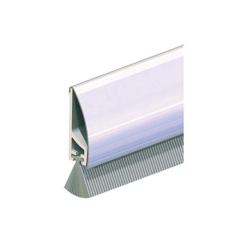 Profil de bas de porte en pvc, habillage inox avec brosse en 1 ml. materiel.ci - Côte d'Ivoire est votre boutique en ligne spécialisée en quincaillerie en Côte d'Ivoire. profitez d'une expérience d'achat simple et rapide avec une large gamme de produits de qualité.