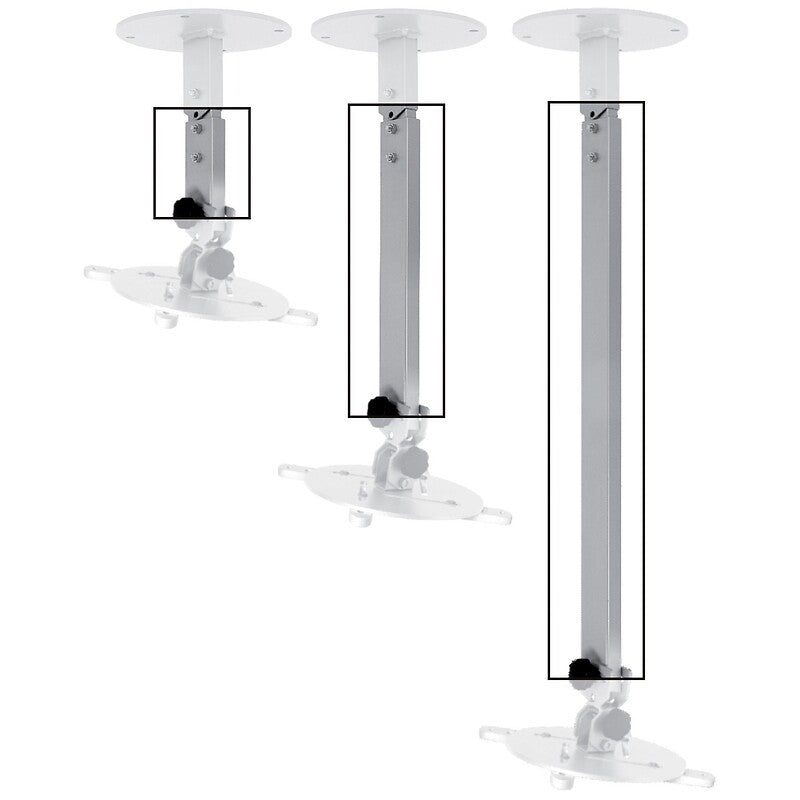 Prolongateur pour support vidéo-projecteur ajustable de 900 à 1700 mm coloris argent jusqu'à 15kg. avec materiel.ci - Côte d'Ivoire, accédez à une quincaillerie complète en ligne en Côte d'Ivoire. des produits de qualité et un service client attentif pour vos besoins.