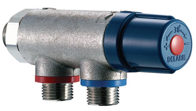 Régulateur thermostatique delabie premix compact mâle 15 x 21 clapets anti-retour incorporés : réf. 733015. pour des achats de quincaillerie en ligne en Côte d'Ivoire, choisissez materiel.ci - Côte d'Ivoire. une vaste sélection de produits de qualité pour tous vos projets.