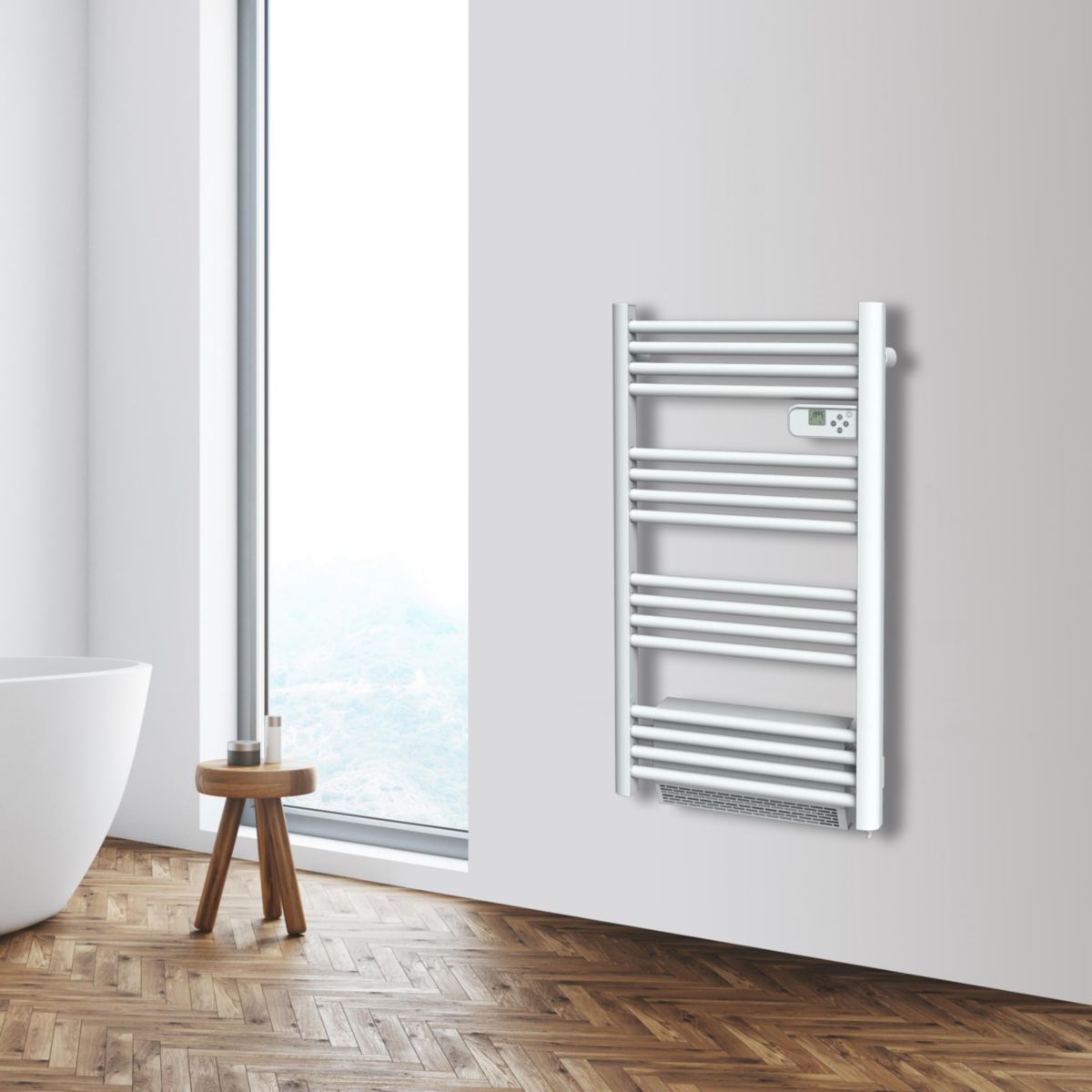 Radiateur sèche-serviette électrique alterna programmable500w + soufflerie 1000w 995x545mm tube rond réf. ddd1500wt152da. materiel.ci - Côte d'Ivoire, c'est la commodité d'une boutique en ligne avec la qualité d'un service professionnel en Côte d'Ivoire. découvrez notre gamme complète d'outils et de matériaux.