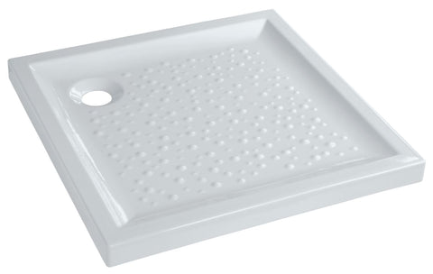 Receveur Bastia céramique 70 x 70 extra-plat à poser pour bonde siphoïde de 90 Réf. 00720200000001
