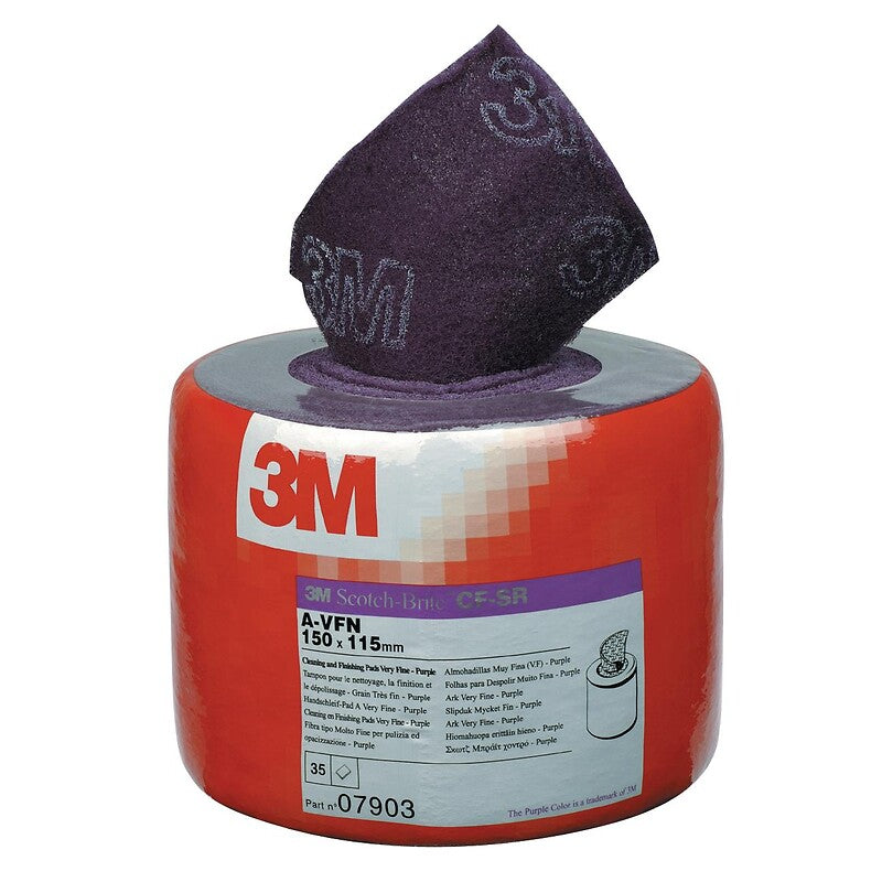 Rouleau scotch brite cf-sr prédécoupé 150x4 m coloris violet grain très fin. materiel.ci - Côte d'Ivoire est votre boutique en ligne de référence pour tous vos besoins en quincaillerie en Côte d'Ivoire. découvrez une large gamme de produits de qualité pour vos projets de construction et de rénovation.