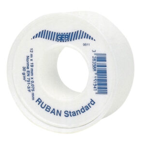 Ruban d'étanchéité ptfe standard lg : 12 m larg : 19 mm ep : 0,075 mm la pièce réf 815194. materiel.ci - Côte d'Ivoire, la boutique en ligne de choix pour des solutions de quincaillerie robustes en Côte d'Ivoire. explorez notre catalogue complet pour tous vos besoins.