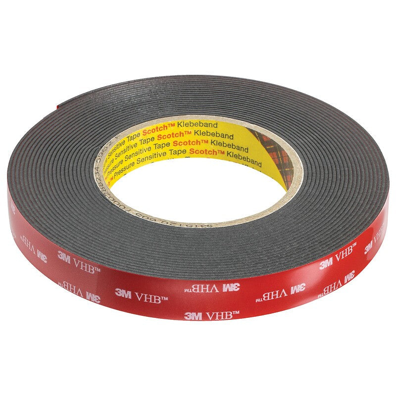 Ruban mousse adhésif double face acrylique 3m™ vhb™ 5952 f, noir, 19mm x 13,7m. pour une quincaillerie de qualité en Côte d'Ivoire, faites confiance à materiel.ci - Côte d'Ivoire, votre boutique en ligne. des produits sélectionnés avec soin et un service exceptionnel.