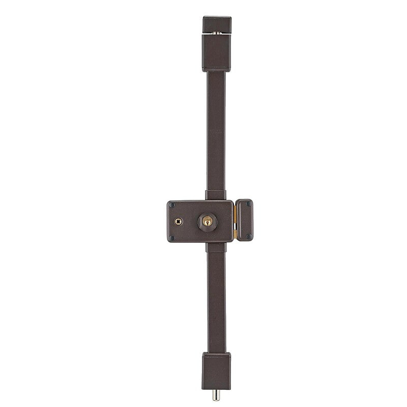 Serrure 3 points en applique à cylindre rond type horga horizontal à fouillot main gauche coloris marron foncé. materiel.ci - Côte d'Ivoire est votre boutique en ligne de référence pour tous vos besoins en quincaillerie en Côte d'Ivoire. découvrez une large gamme de produits de qualité pour vos projets de construction et de rénovation.