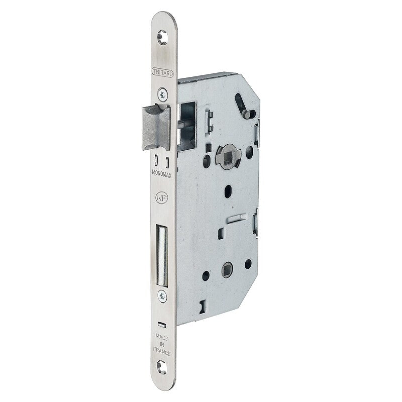 Serrure à larder nf type monomax axe à 50 mm condamnation têtière laitonnée avec gâche. optez pour materiel.ci - Côte d'Ivoire, votre boutique en ligne de quincaillerie en Côte d'Ivoire, pour des produits de qualité et un service client irréprochable.