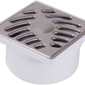 Siphonnette à sortie verticale + grille - sihj10i - pvc + inox - ø 50/40 mm - 100x100x57 mm. découvrez materiel.ci - Côte d'Ivoire, votre partenaire en ligne pour des solutions de quincaillerie robustes et durables en Côte d'Ivoire. profitez de notre vaste catalogue de produits à des prix compétitifs.