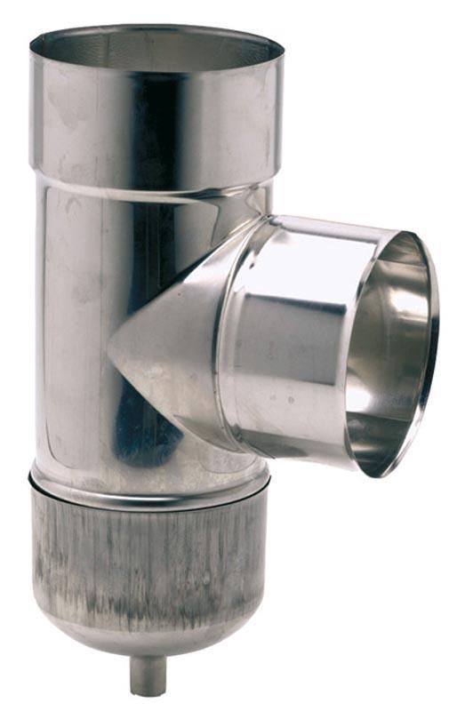 Té de tubage + purge inox diamètre : 120 / 126 réf. 886120, ten. avec materiel.ci - Côte d'Ivoire, accédez à une quincaillerie de qualité sans quitter votre domicile en Côte d'Ivoire. une expérience d'achat en ligne simple et sécurisée.