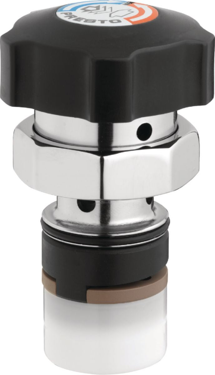 Tête interchangeable allongée pour mitigeur temporisé alpa - bouton noir presto, réf.01020. avec materiel.ci - Côte d'Ivoire, accédez à une quincaillerie complète en ligne en Côte d'Ivoire. des produits de qualité et un service client attentif pour vos besoins.