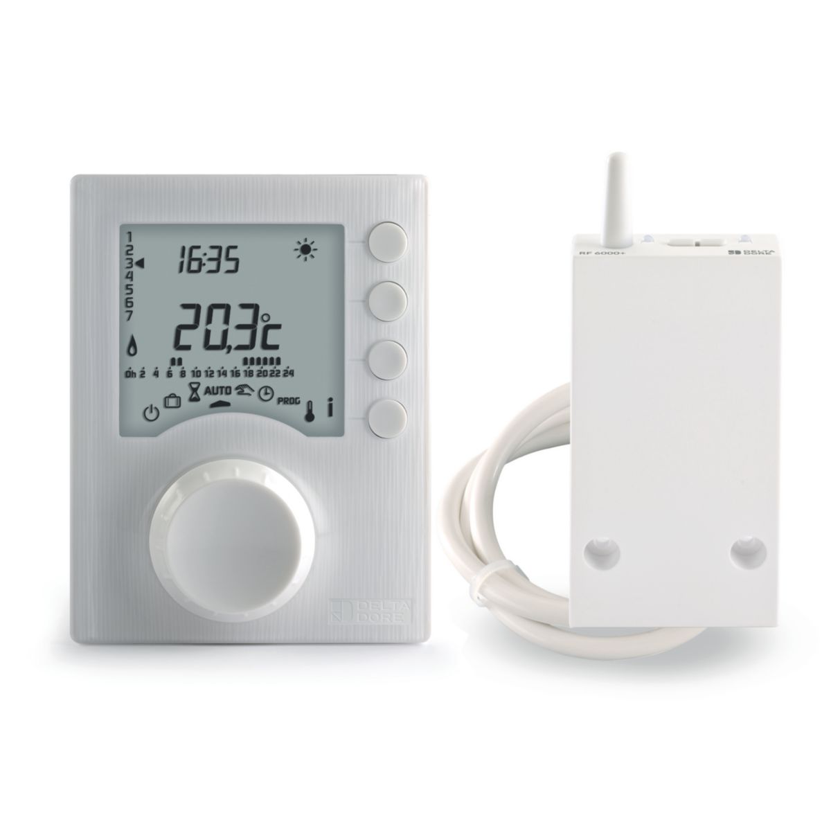 Thermostat d'ambiance tybox delta dore 1137 programmable radio pour chaudière et pac - mode confort / économique - connectable - fonctionne sur piles réf. 6053064. materiel.ci - Côte d'Ivoire, c'est la commodité d'une boutique en ligne avec la qualité d'un service professionnel en Côte d'Ivoire. découvrez notre gamme complète d'outils et de matériaux.