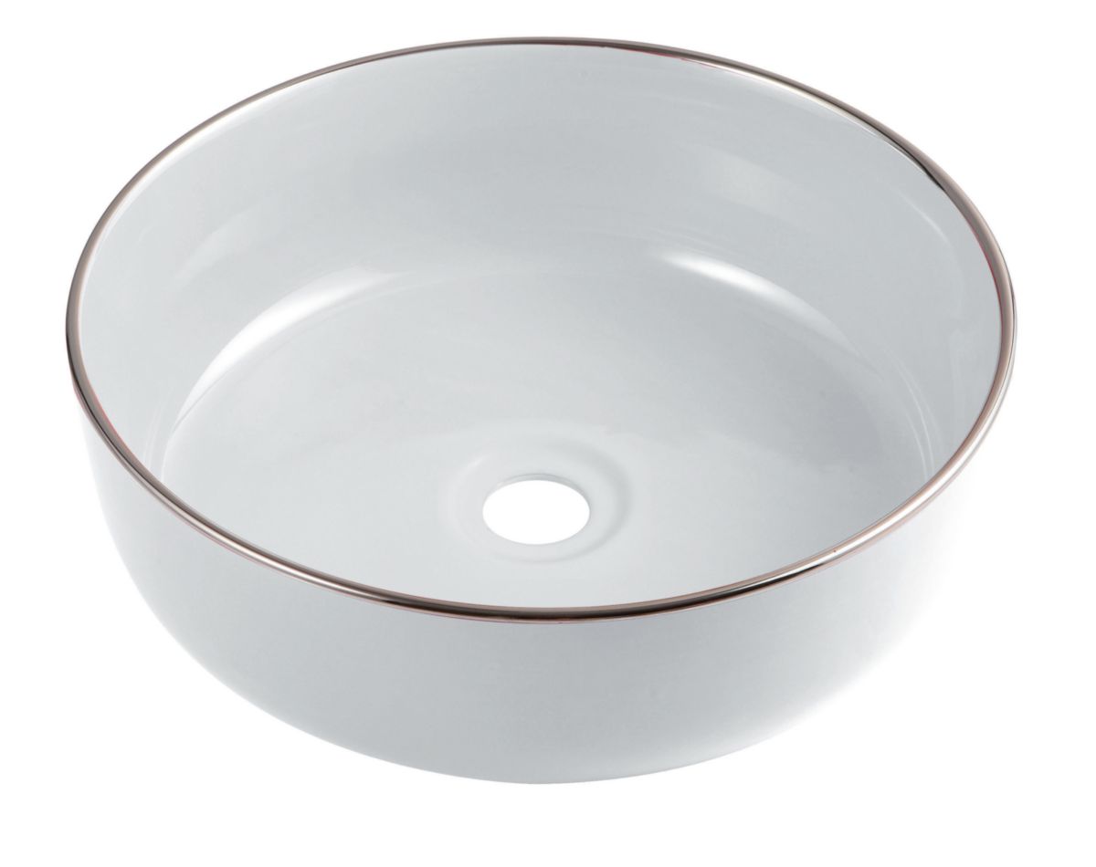 Vasque à poser alterna daily o color blanche bord chromé. avec materiel.ci - Côte d'Ivoire, achetez votre quincaillerie en ligne en toute confiance en Côte d'Ivoire. découvrez nos produits sélectionnés pour leur qualité et leur performance.