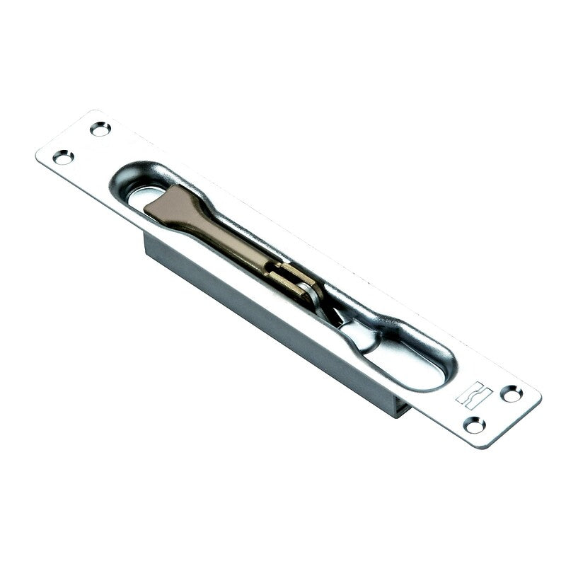 Verrou à bascule 1 sortie en m8, têtière 24x160x1,5 zinguée. profondeur d'encastrement 21 mm, entraxe de fixation 146 mm. materiel.ci - Côte d'Ivoire, votre boutique en ligne pour une quincaillerie de qualité en Côte d'Ivoire. accédez facilement à une gamme variée d'outils et de matériaux.