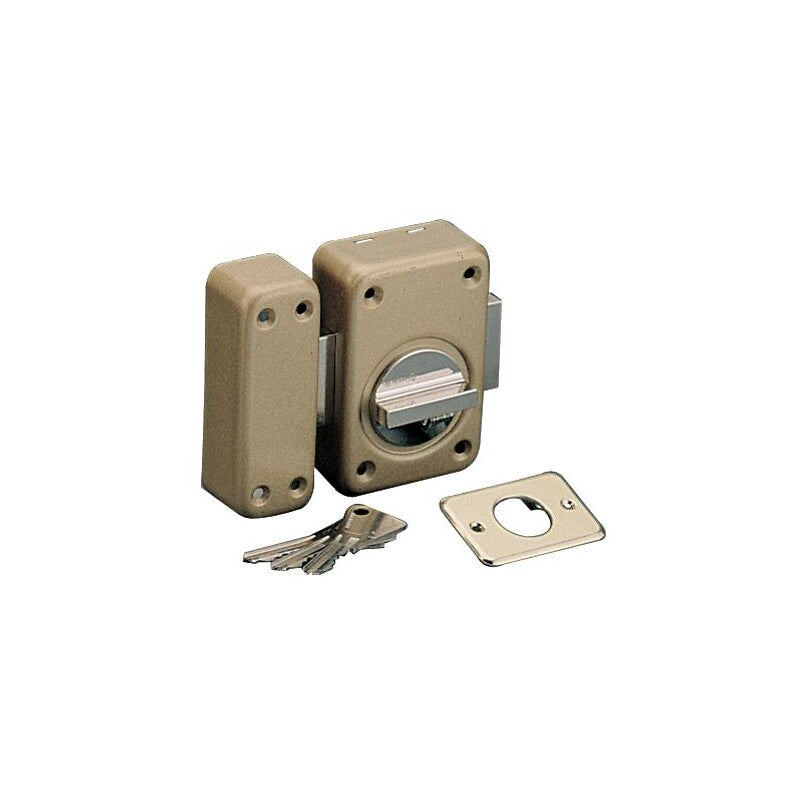 Verrou à bouton de sûreté v 136 varié pêne de 110 mm type 7640 - longueur du pêne 160 mm. faites de materiel.ci - Côte d'Ivoire votre fournisseur en ligne pour tous vos projets de quincaillerie en Côte d'Ivoire. des produits fiables et un service exceptionnel à votre disposition.