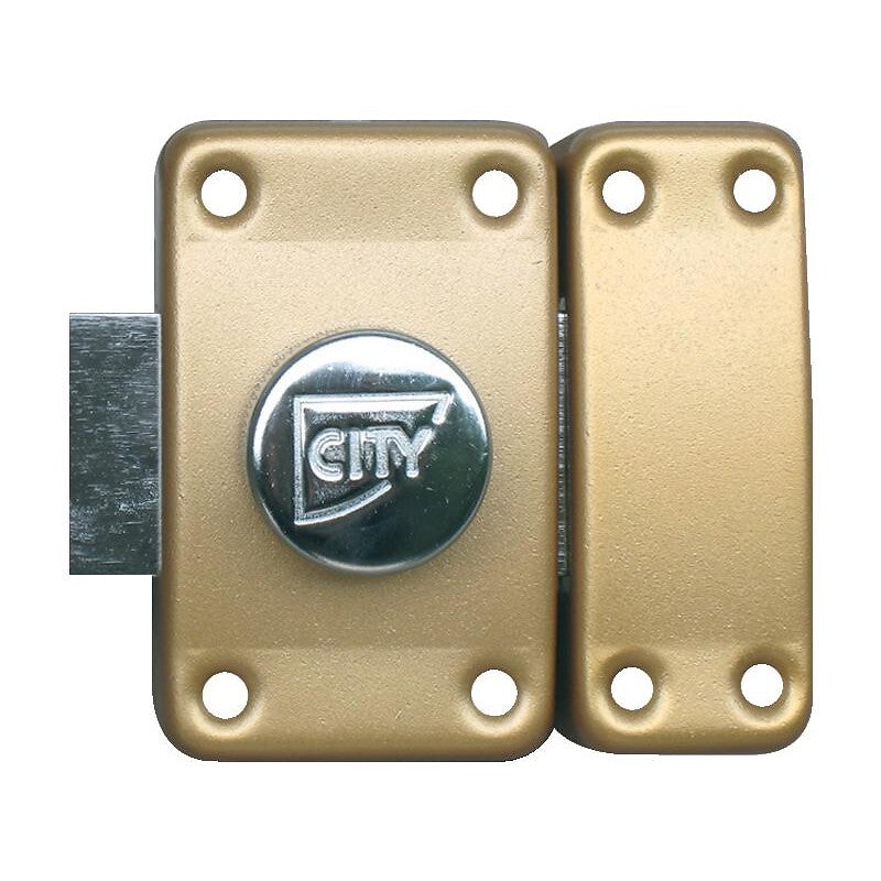 Verrou de sûreté à bouton city 25 s'entrouvrant cylindre de 45 mm coloris bronze. materiel.ci - Côte d'Ivoire, la boutique en ligne de choix pour des solutions de quincaillerie robustes en Côte d'Ivoire. explorez notre catalogue complet pour tous vos besoins.