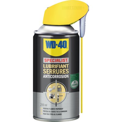 Wd40 lubrifiant serrure 250ml. pour une quincaillerie de qualité en Côte d'Ivoire, faites confiance à materiel.ci - Côte d'Ivoire, votre boutique en ligne. des produits sélectionnés avec soin et un service exceptionnel.