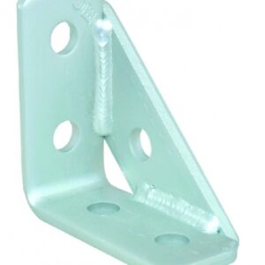 Équerre 90° renforcé 91x91 mm perforée 4 trous ø 14 - acier galvanisé. disponible abidjan cote d'ivoire.