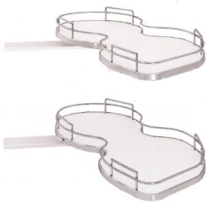 Étagère extractible pour angle bas chromée dim. disponible abidjan cote d'ivoire.