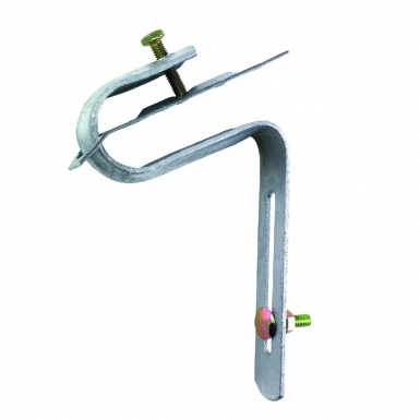 Étrier galvanisé avec plaque + vis pour tuile gouttière pvc - ø6 x 25/45 mm. disponible abidjan cote d'ivoire.