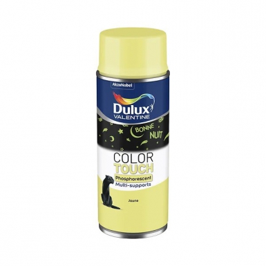 AÉROSOL DULUX VALENTINE COLOR TOUCH EFFET PHOSPHORESCENT - BOMBE DE 400 ML. Votre satisfaction est notre priorité chez Quincaillerie Sénégalaise. Nous vous offrons des produits de quincaillerie et bâtiment de première qualité. Commandez en ligne et recevez vos articles rapidement.