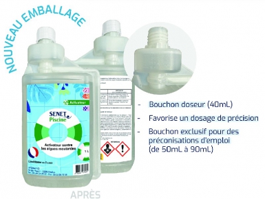 Activateur contre les algues moutardes - bouteille de 1l. disponible abidjan cote d'ivoire.