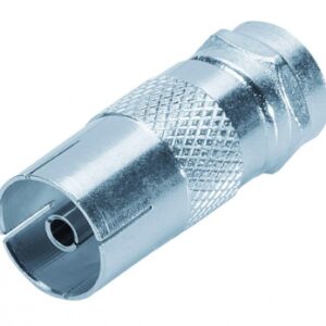 Adaptateur satellite f / tv - " f " mâle / tv 9,52 mm femelle. disponible abidjan cote d'ivoire.