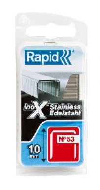 Agrafes n°53 - longueur 10 mm - inox - blister 1080 p. disponible abidjan cote d'ivoire.