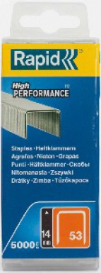 Agrafes n°53 - longueur 14 mm - galva - boîte de 5000 p. disponible abidjan cote d'ivoire.