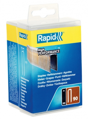 Agrafes n°90 - longueur 20 mm - galva/résine - blister 3000 p. disponible abidjan cote d'ivoire.