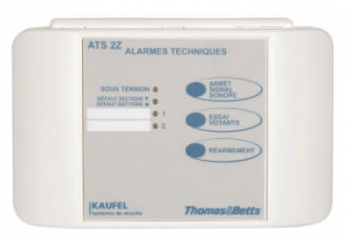 Alarme technique 2 zones de défauts " ats 2z " batterie 9 v ni-mh / 3w. disponible abidjan cote d'ivoire.