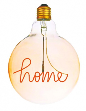 Ampoule led filament home à suspendre globe ambre g125 e27 2w 120 lm 2100°k bt1. disponible abidjan cote d'ivoire.