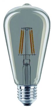 Ampoule led filament poire grise st64 e27 7w 470 lm 2700°k bt1. disponible abidjan cote d'ivoire.